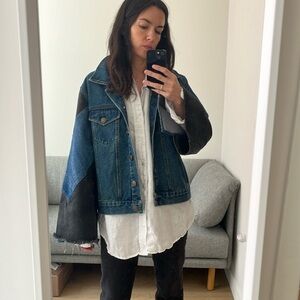 Sea New York NWT deconstructed denim jacket